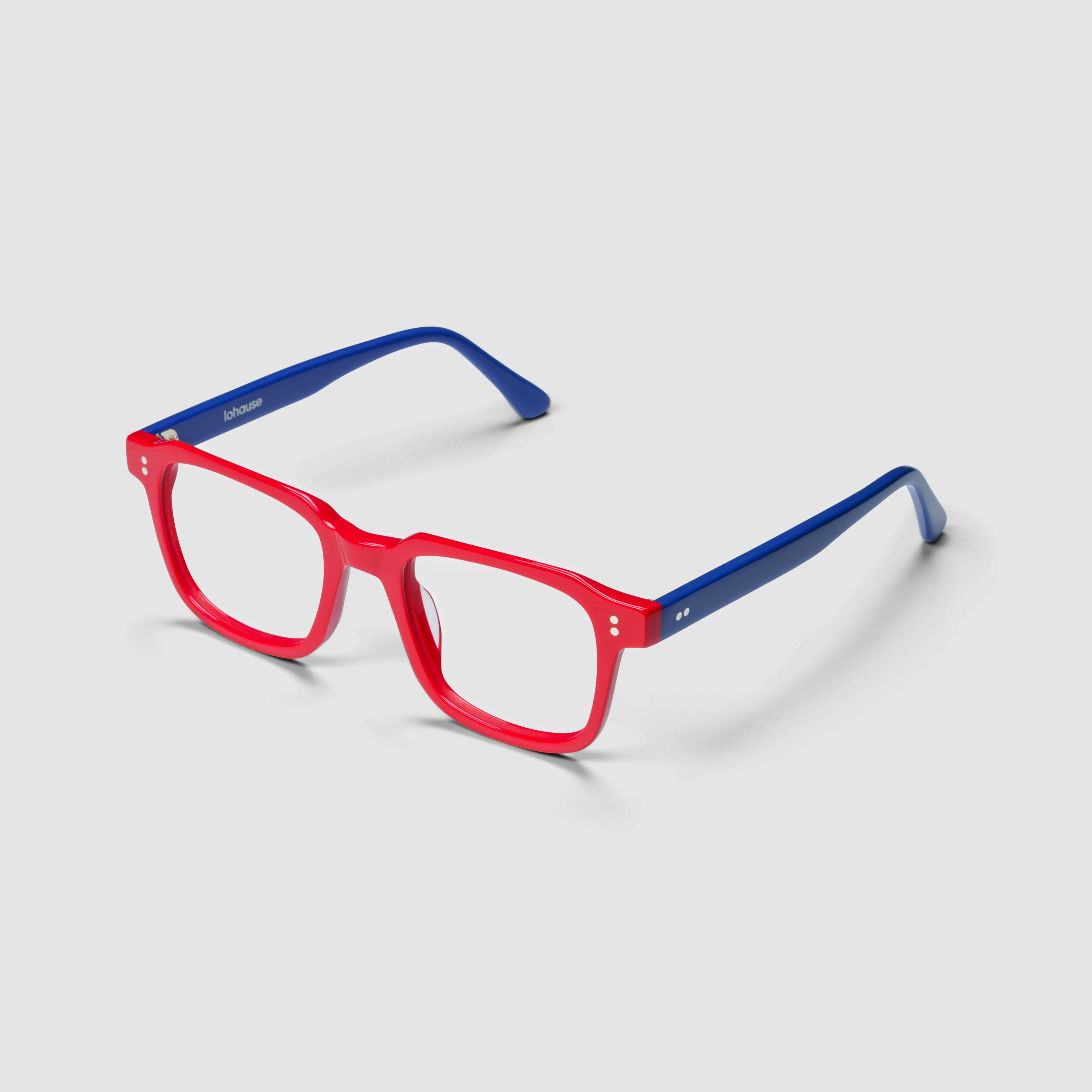 The Hoffman Dubuffet — eyeglasses, Mazzucchelli 1849 acetate frame, square shape, Dubuffet finish.