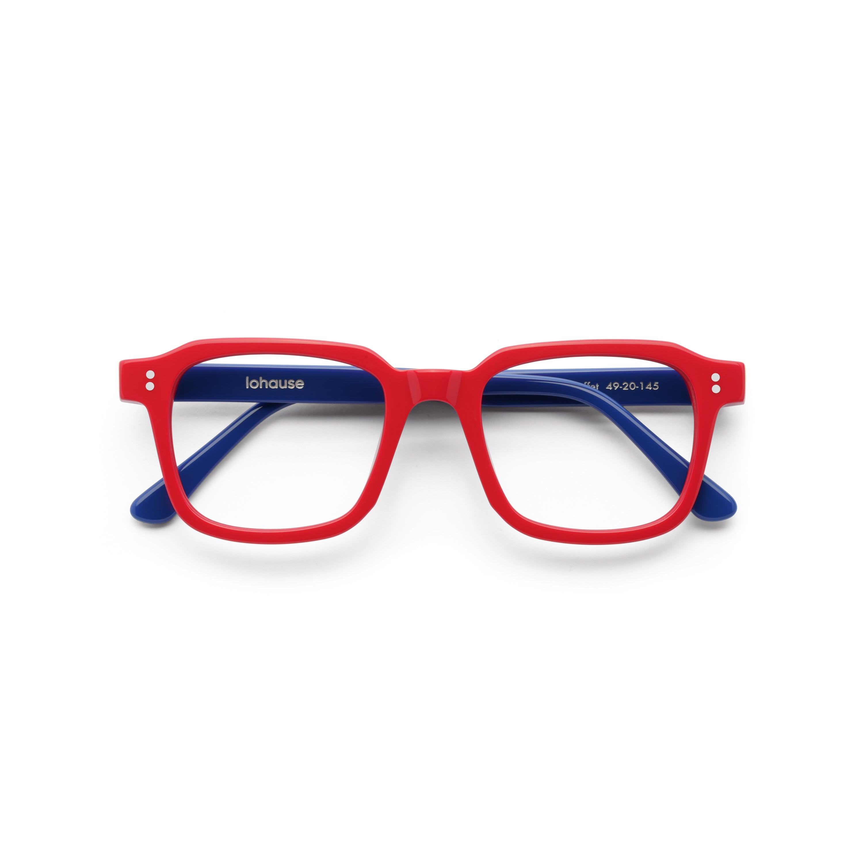 The Hoffman Dubuffet — eyeglasses, Mazzucchelli 1849 acetate frame, square shape, Dubuffet finish.