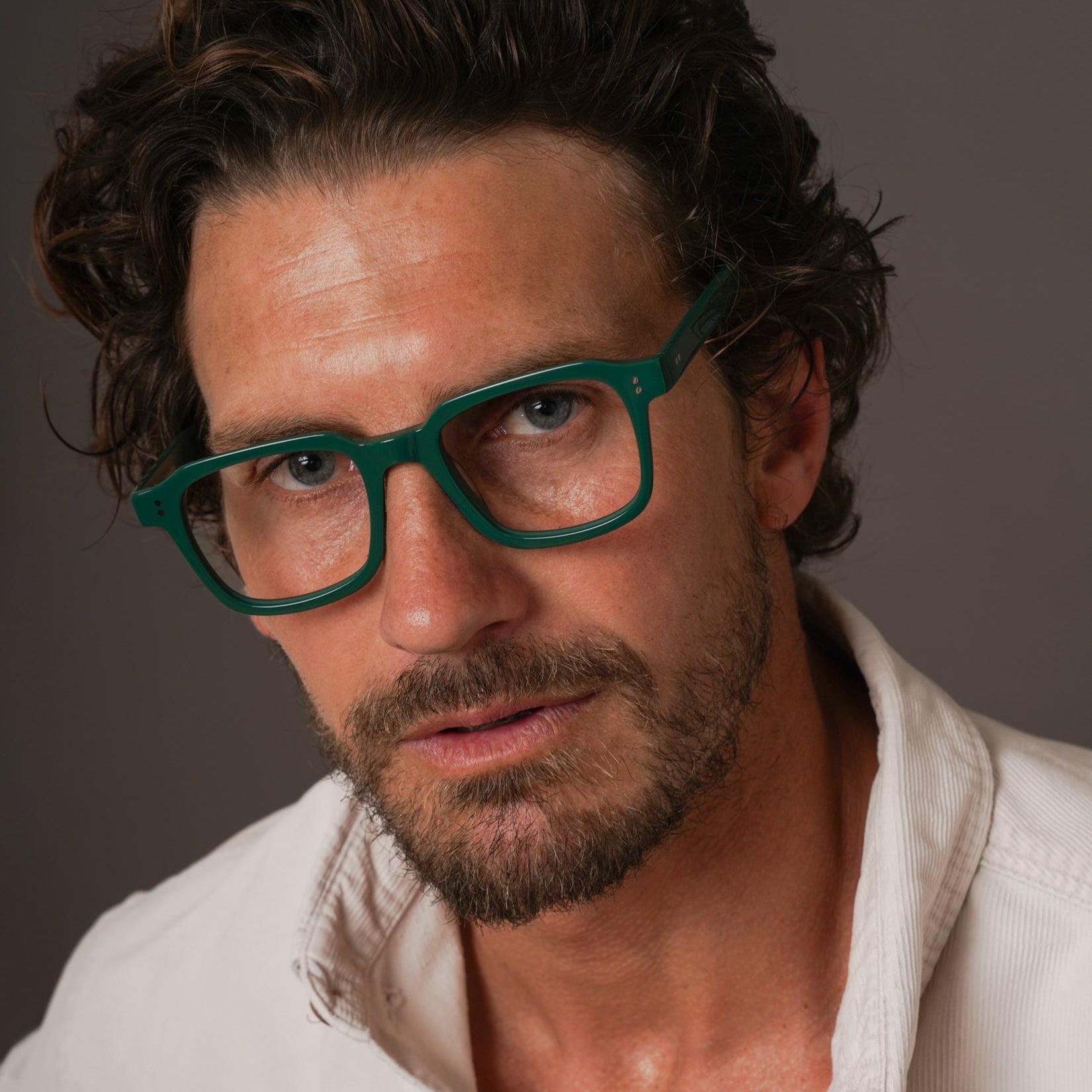 The Hoffman Montpelier — eyeglasses, Mazzucchelli 1849 acetate frame, square shape, Montpelier finish.