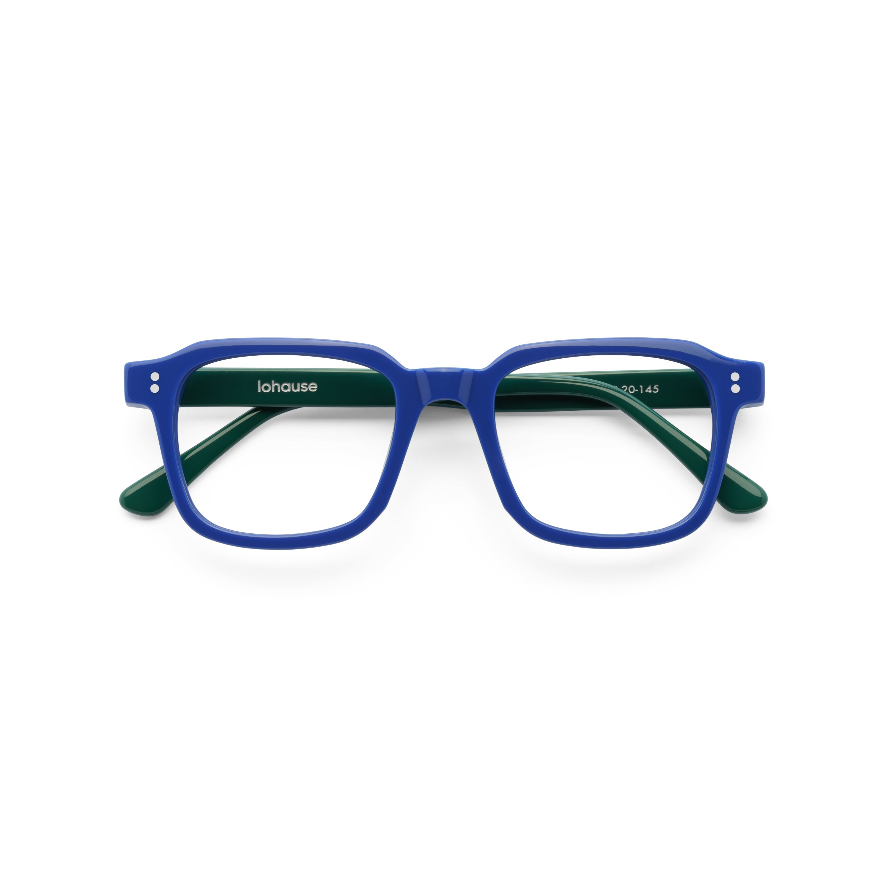 The Hoffman Moritz — eyeglasses, Mazzucchelli 1849 acetate frame, square shape, Moritz finish.