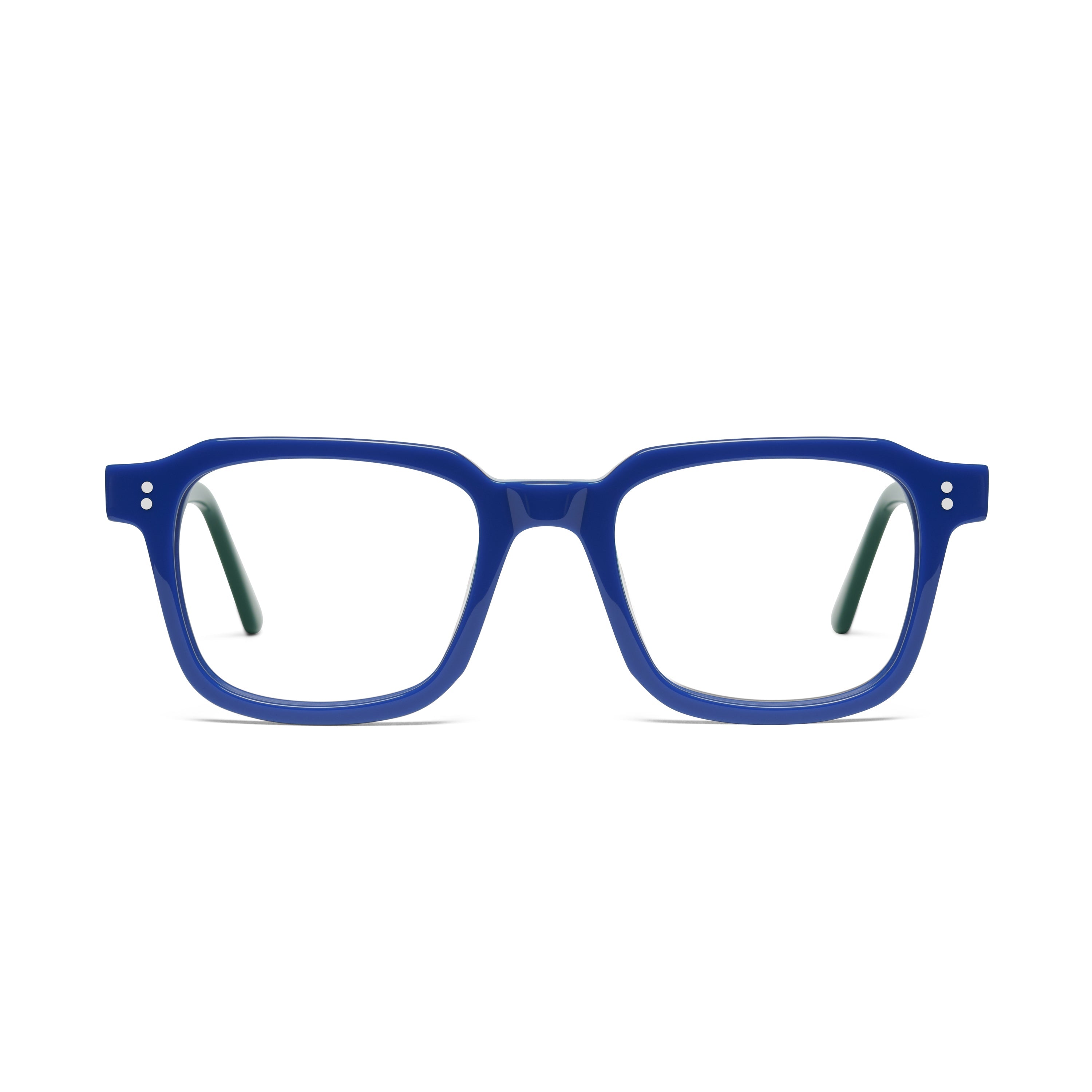The Hoffman Moritz — eyeglasses, Mazzucchelli 1849 acetate frame, square shape, Moritz finish.