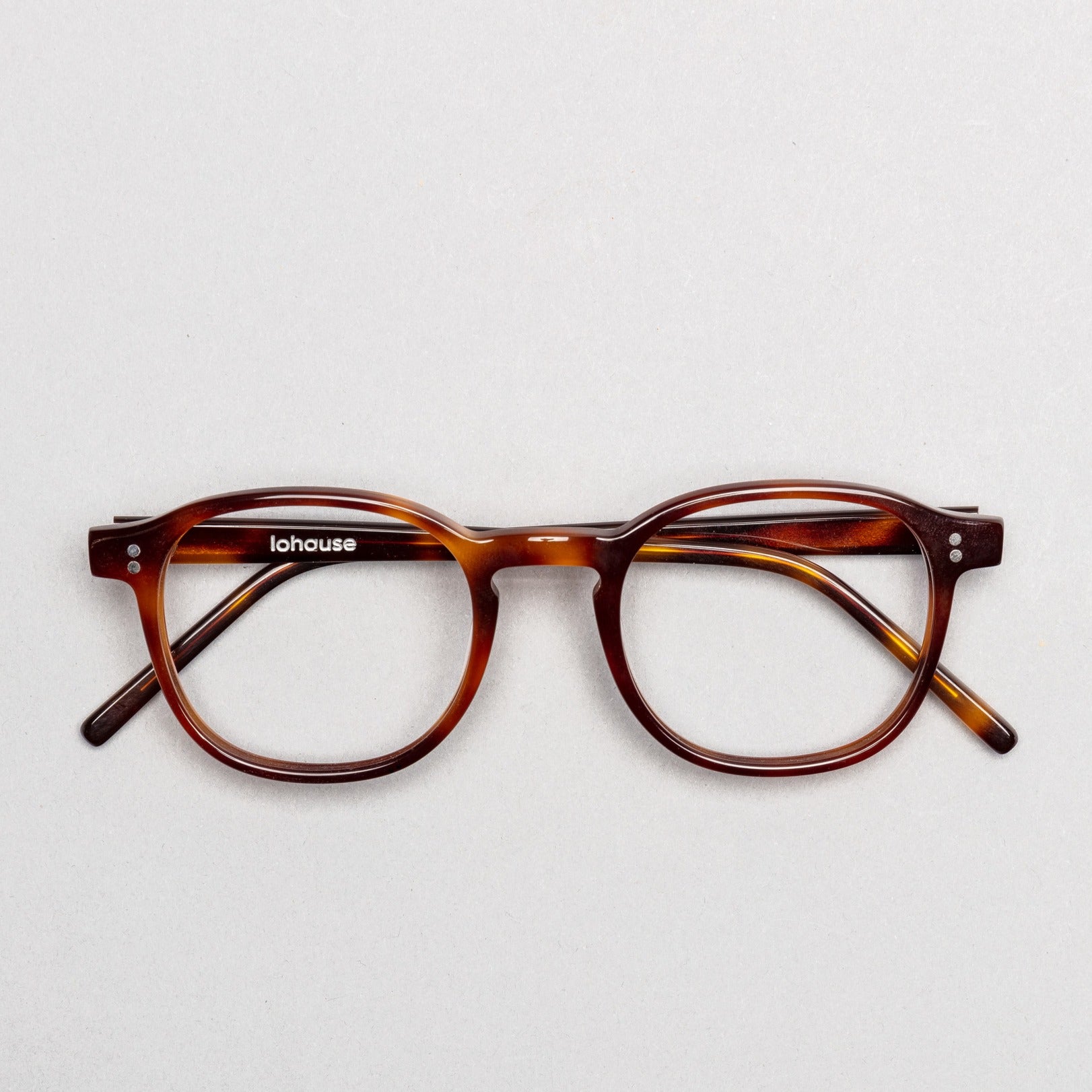 The Marshall Tortoise — eyeglasses, Mazzucchelli 1849 acetate frame, round shape, in tortoise.