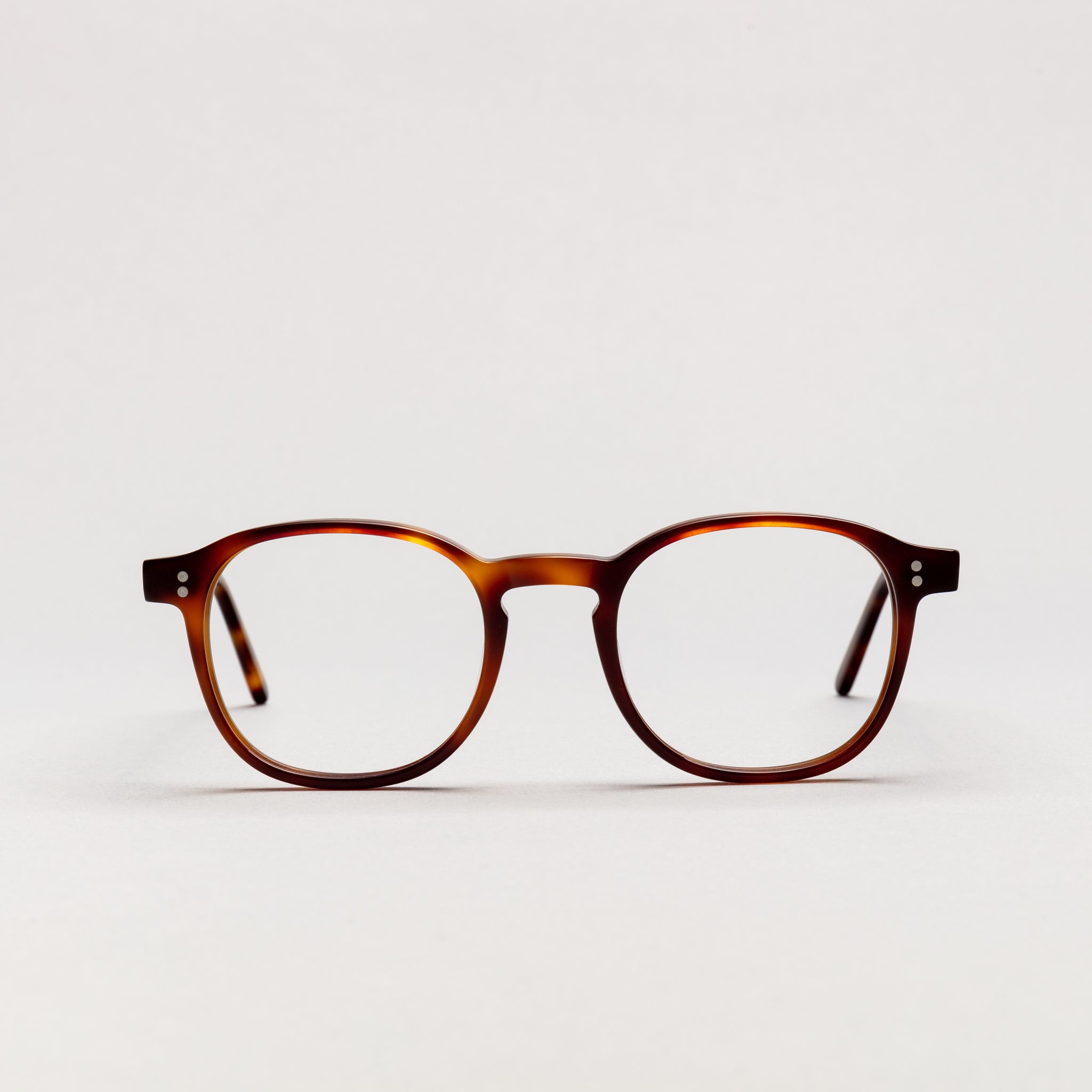 The Marshall Tortoise — eyeglasses, Mazzucchelli 1849 acetate frame, round shape, in tortoise.