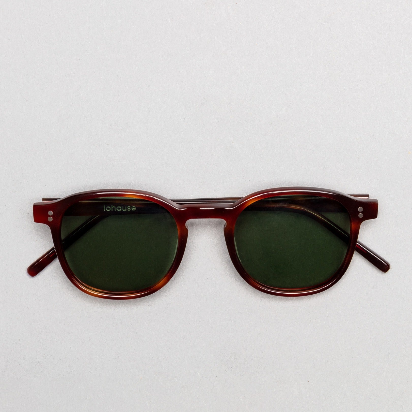 The Marshall Tortoise Sunglasses, Mazzucchelli 1849 acetate frame, round shape, in tortoise.