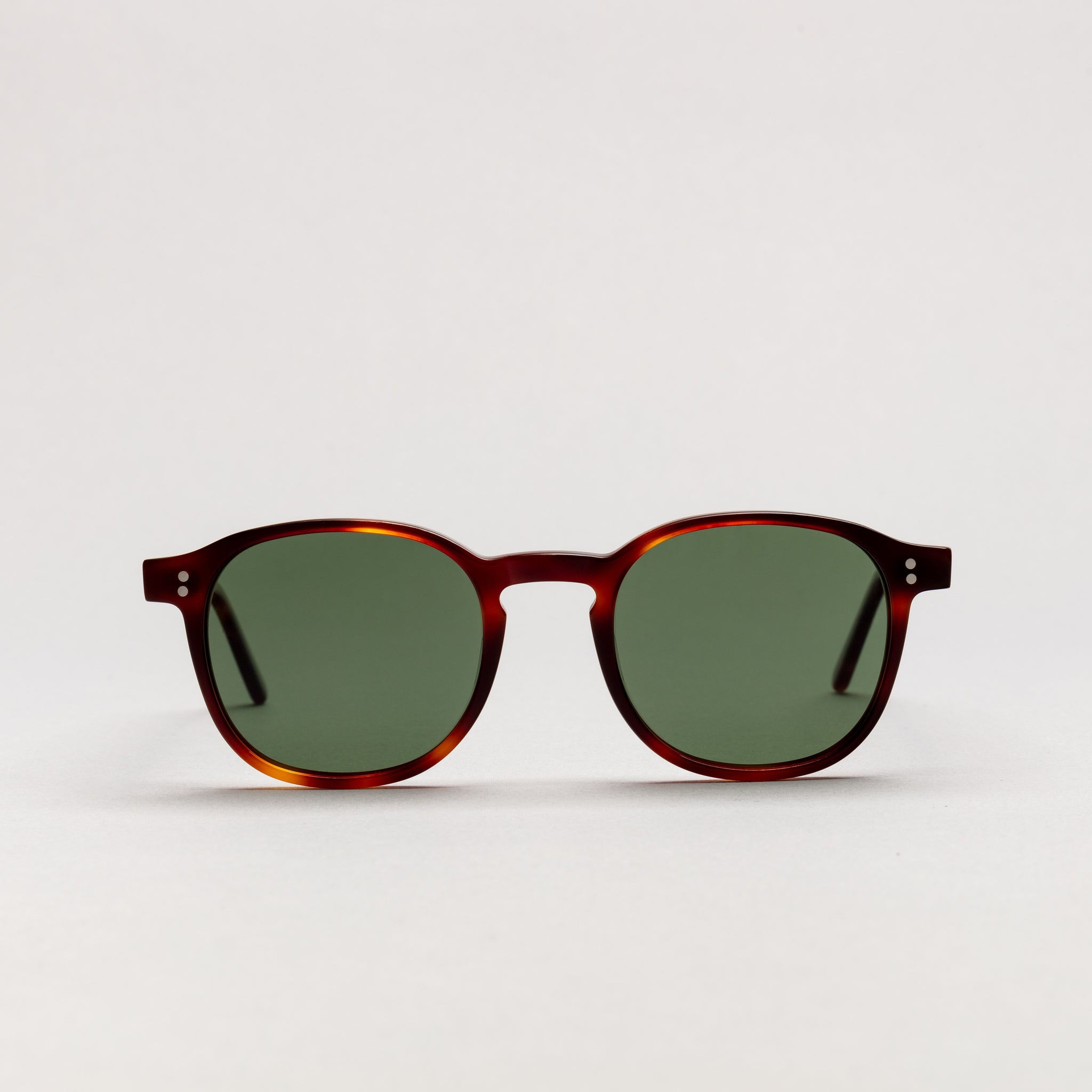 The Marshall Tortoise Sunglasses, Mazzucchelli 1849 acetate frame, round shape, in tortoise.