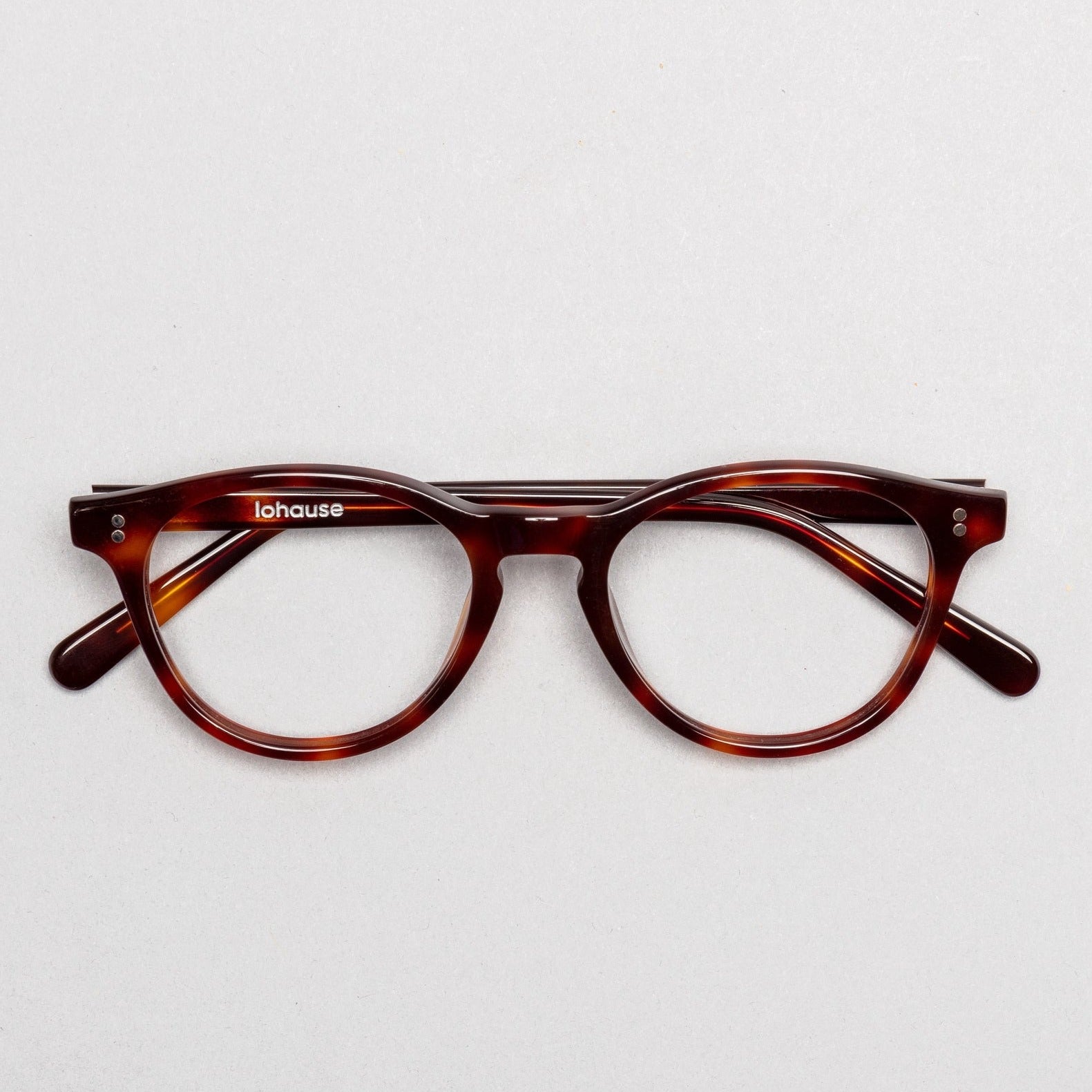 The Spielberg Tortoise Sunglasses, Mazzucchelli 1849 acetate frame, round shape, in tortoise.