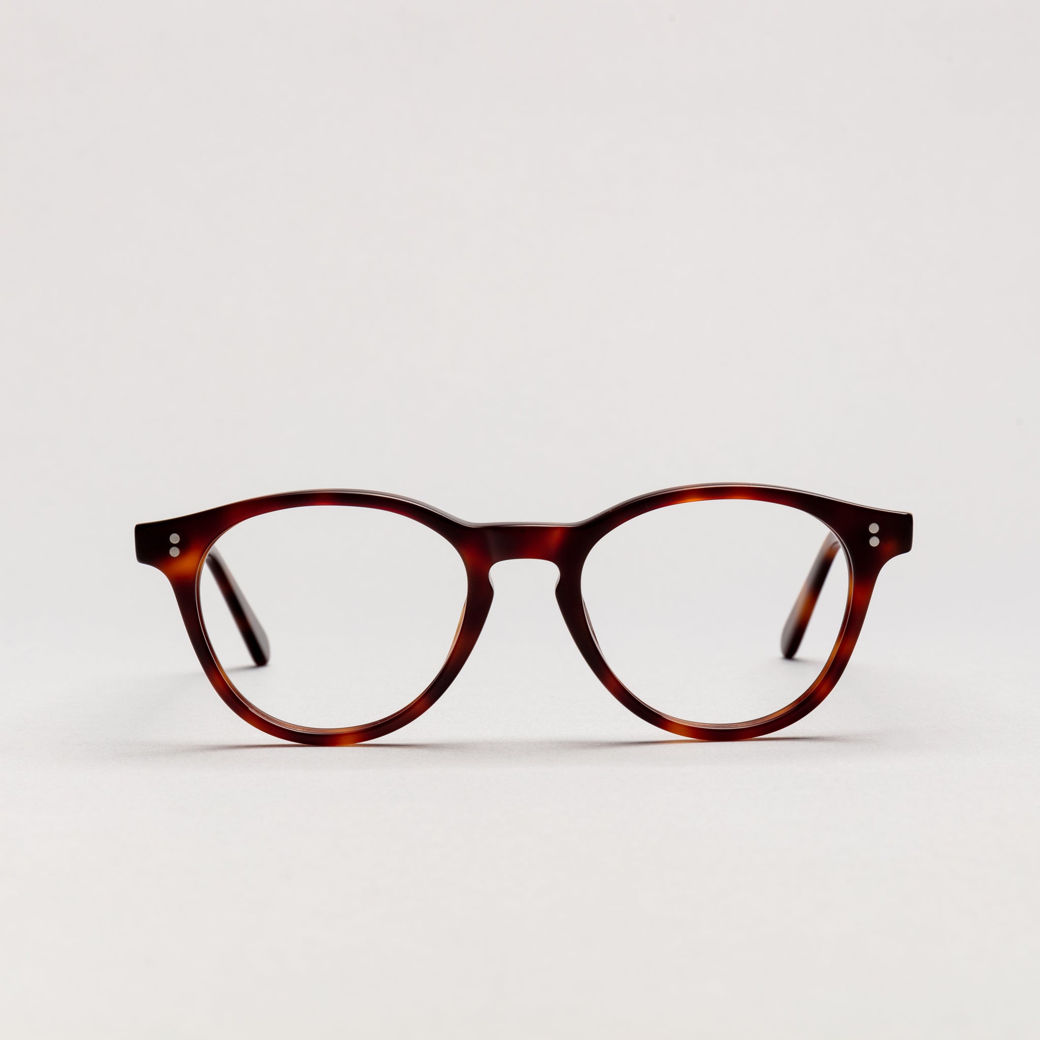 The Spielberg Tortoise Sunglasses, Mazzucchelli 1849 acetate frame, round shape, in tortoise.
