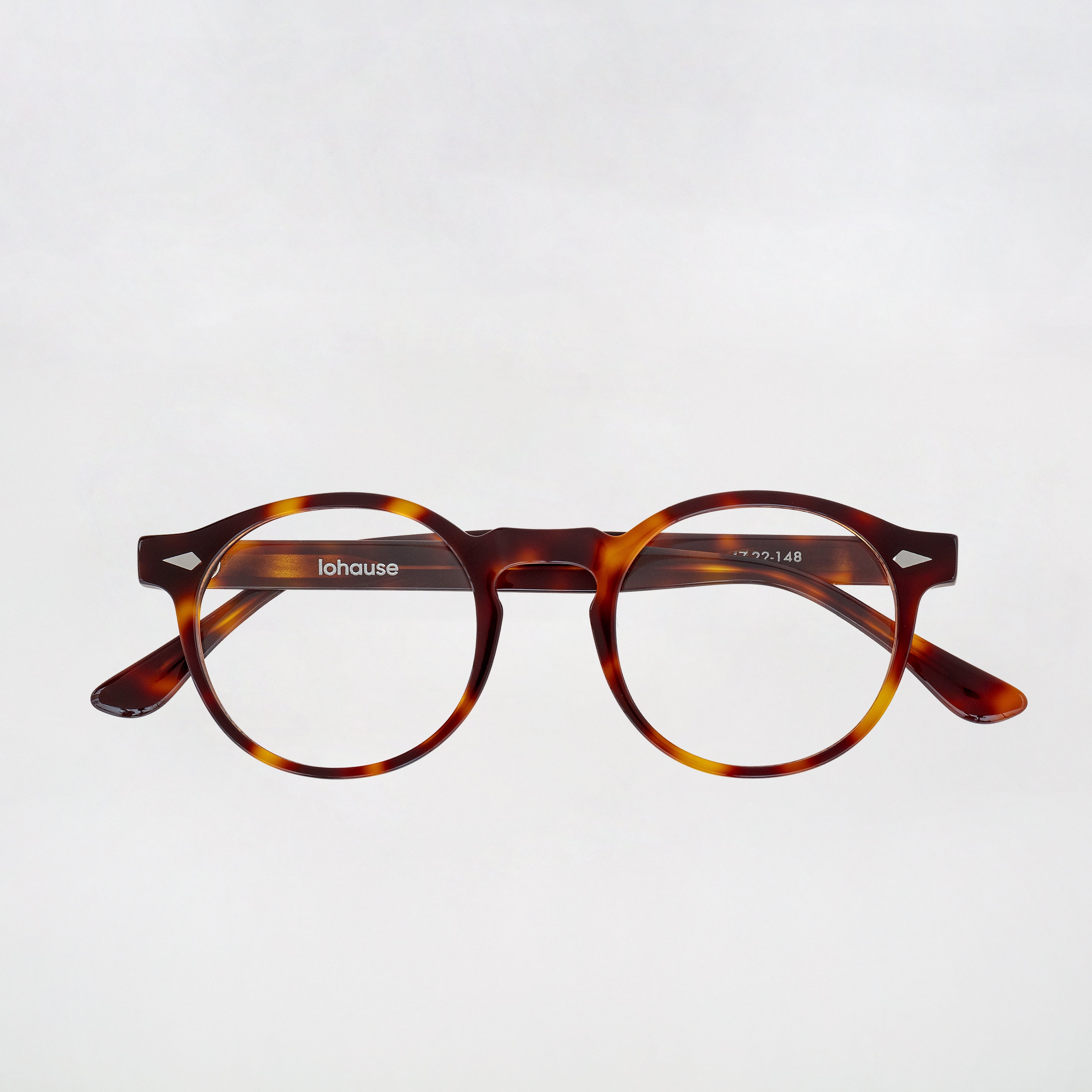 The Picasso Tortoise — eyeglasses, Mazzucchelli 1849 acetate frame, round shape, in tortoise.