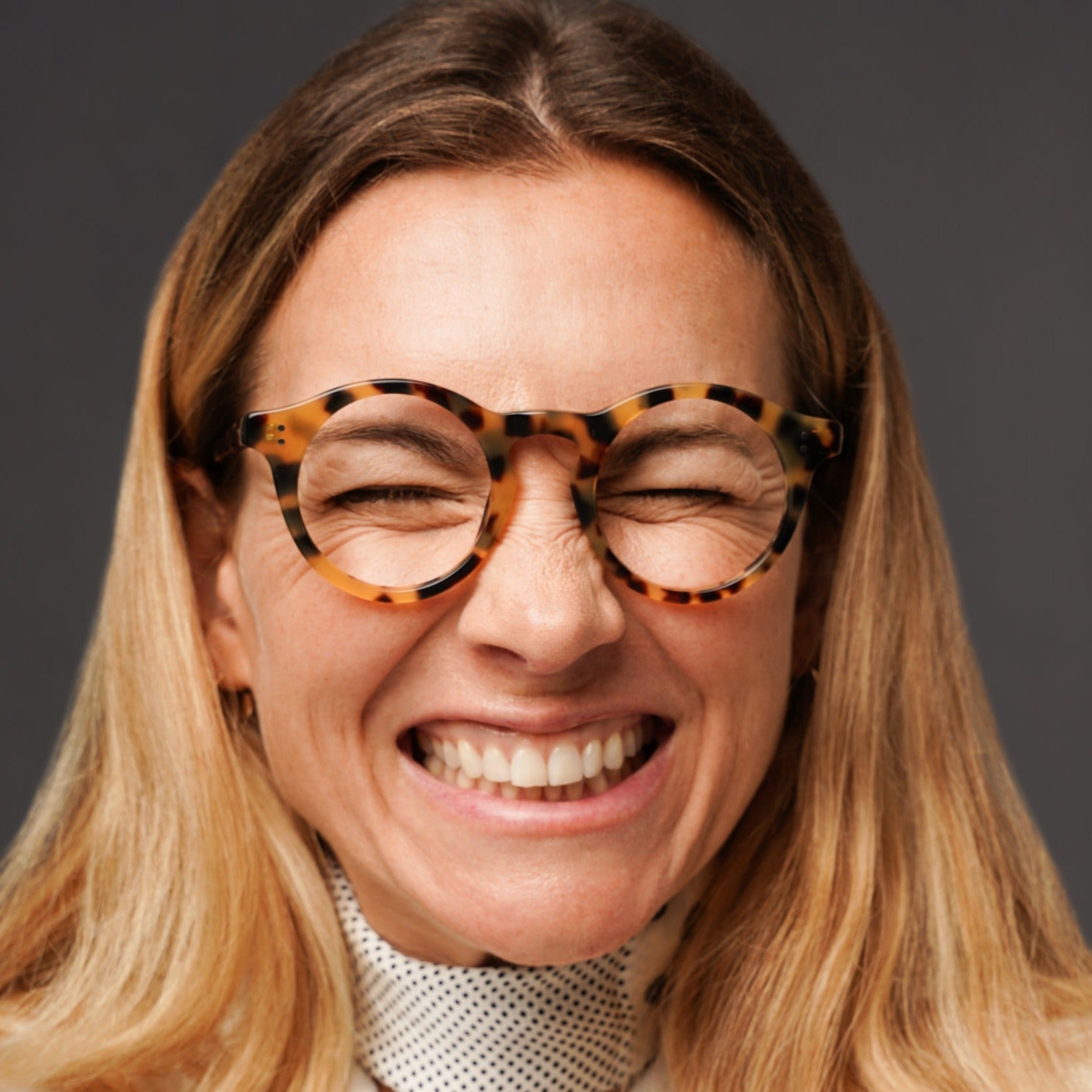 The Spike Tortoise — eyeglasses, Mazzucchelli 1849 acetate frame, round shape, in tortoise.