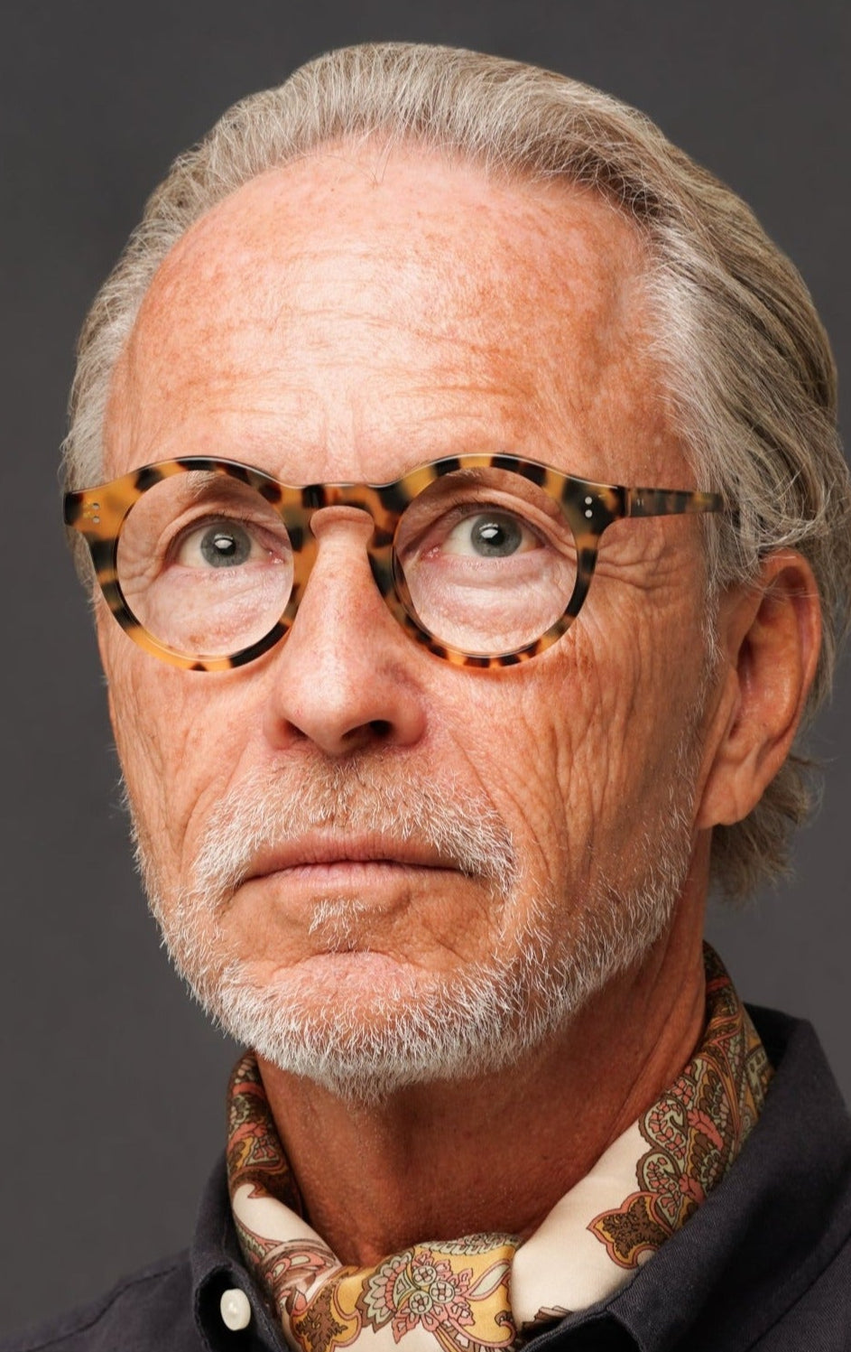 The Spike Tortoise — eyeglasses, Mazzucchelli 1849 acetate frame, round shape, in tortoise.