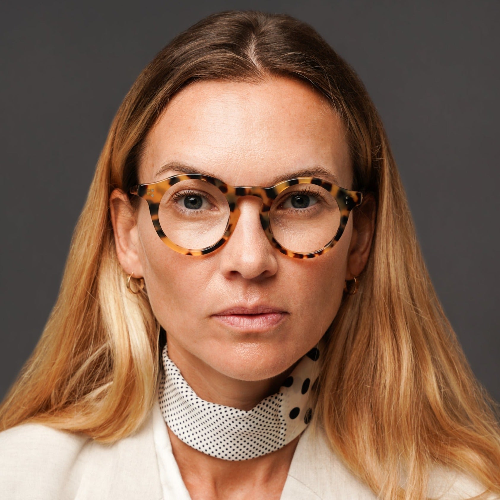 The Spike Tortoise — eyeglasses, Mazzucchelli 1849 acetate frame, round shape, in tortoise.