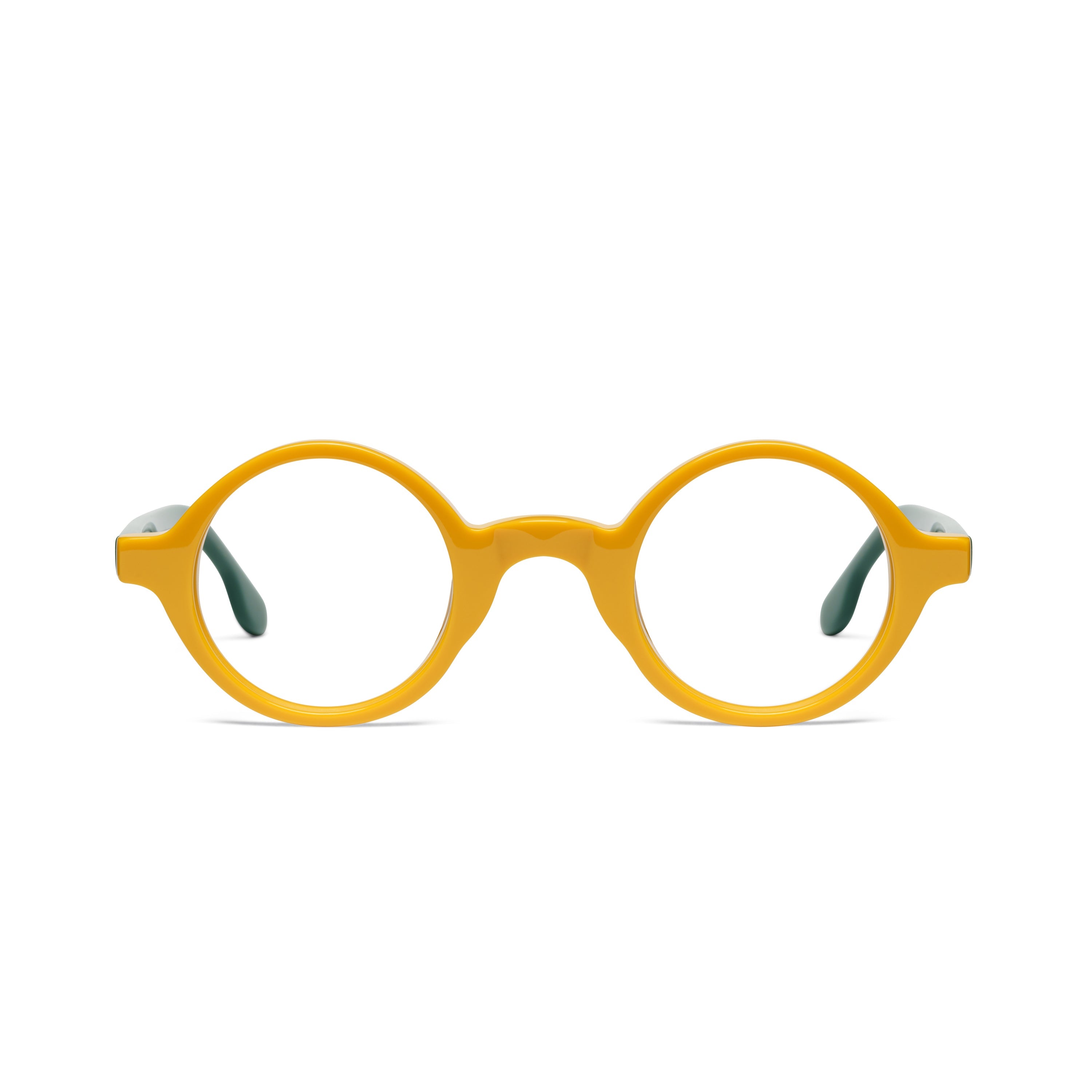 The Winston Belgravia — eyeglasses, Mazzucchelli 1849 acetate frame, round shape, Belgravia finish.