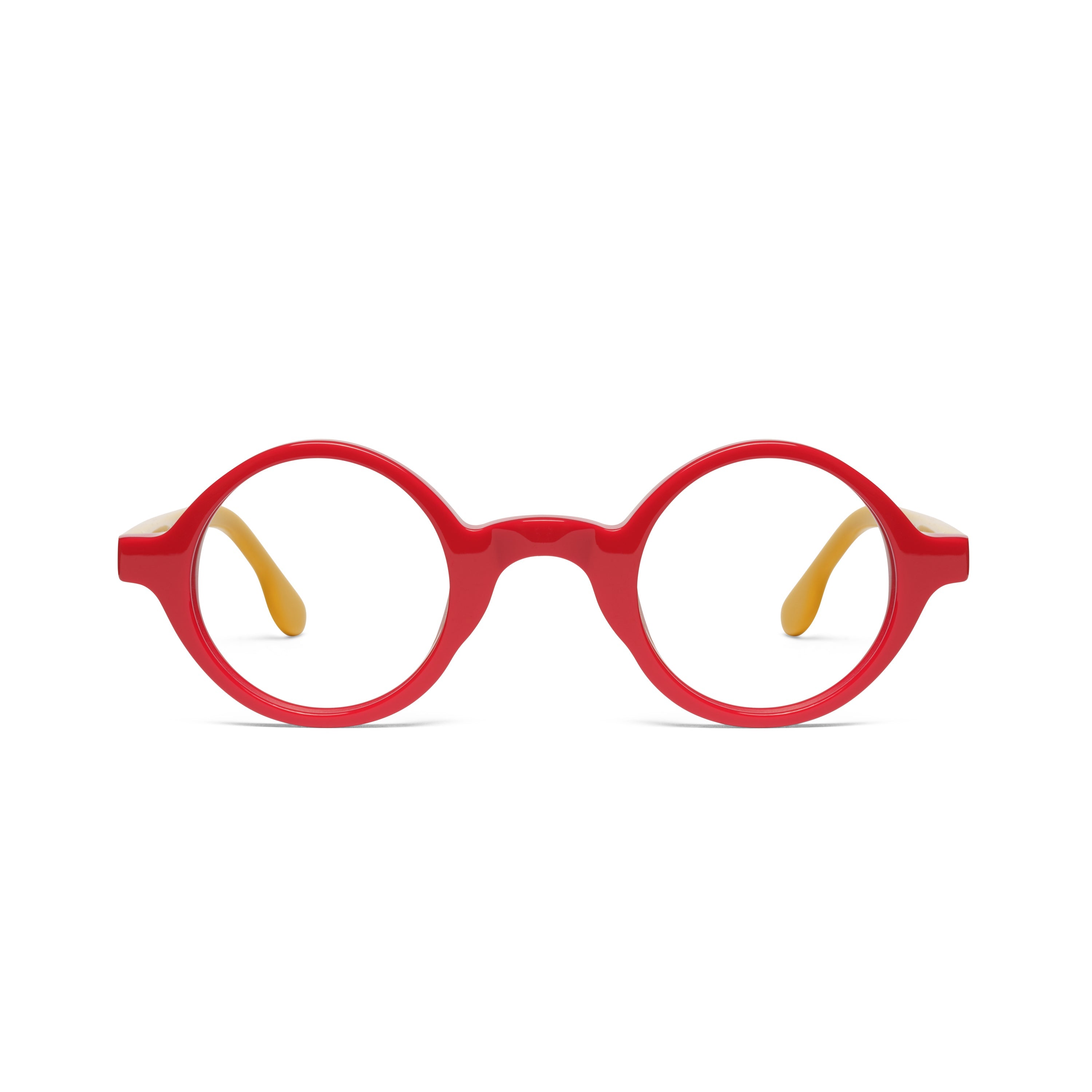 The Winston Bellagio — eyeglasses, Mazzucchelli 1849 acetate frame, round shape, Bellagio finish.