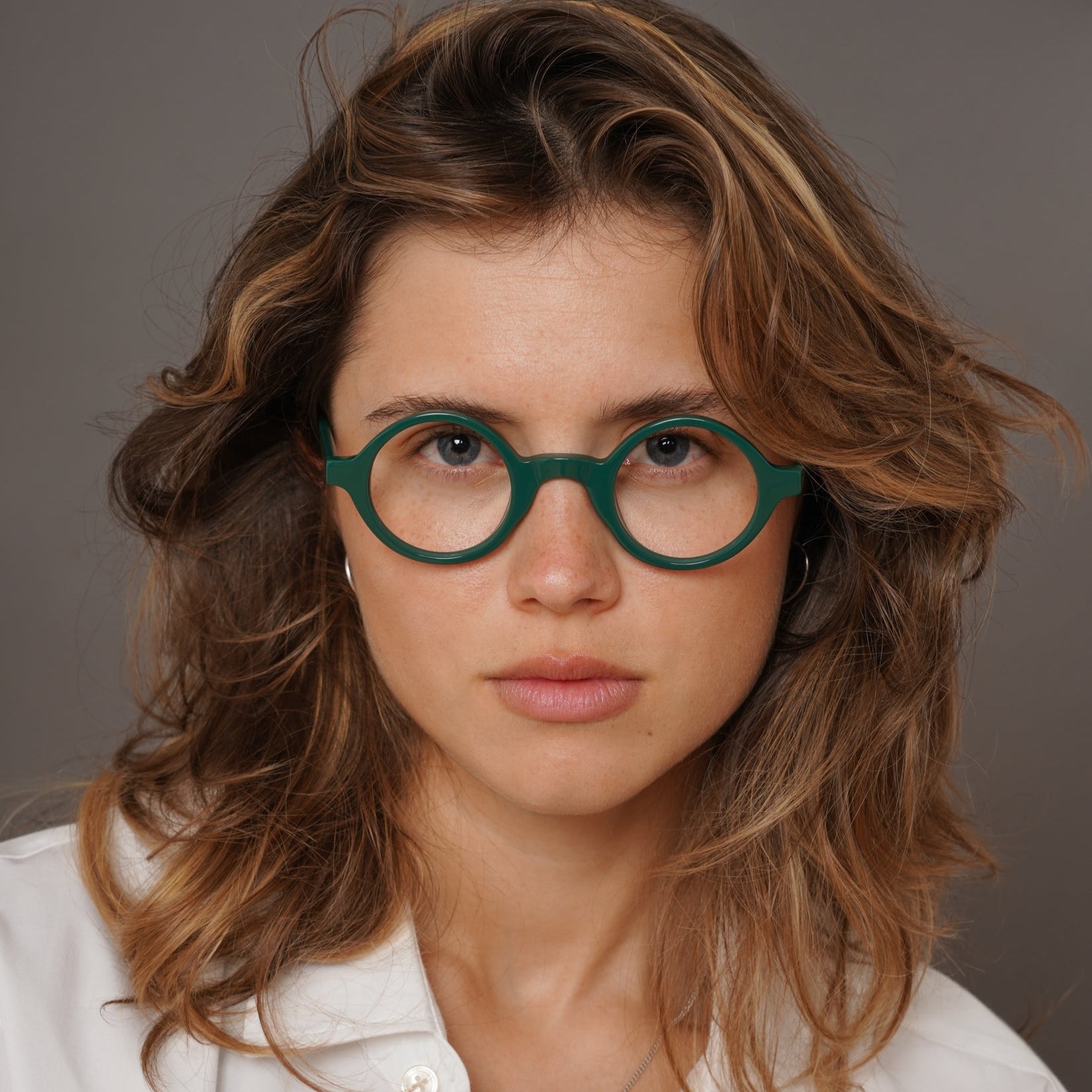 The Winston Montpelier — eyeglasses, Mazzucchelli 1849 acetate frame, round shape, Belgravia finish.