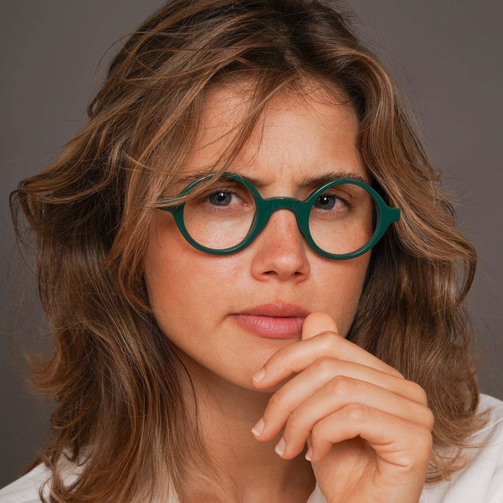 The Winston Montpelier — eyeglasses, Mazzucchelli 1849 acetate frame, round shape, Belgravia finish.