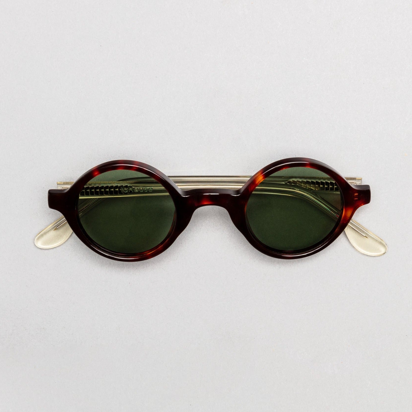 The Winston Paradox N2 Sunglasses — sunglasses, Mazzucchelli 1849 acetate frame, round shape, Paradox N2 pattern.