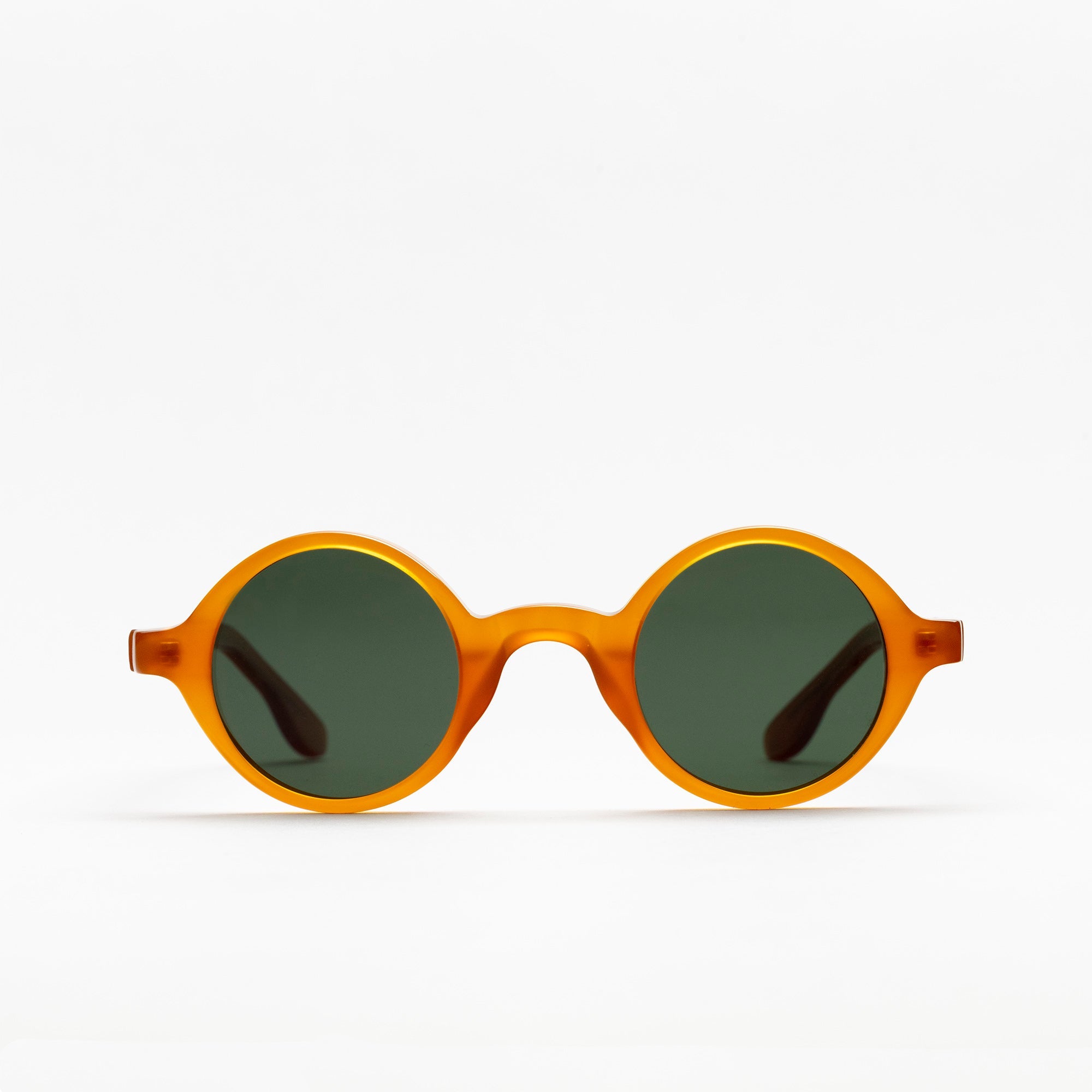 The Winston Paradox N3 Sunglasses — sunglasses, Mazzucchelli 1849 acetate frame, round shape, Paradox N3 pattern.