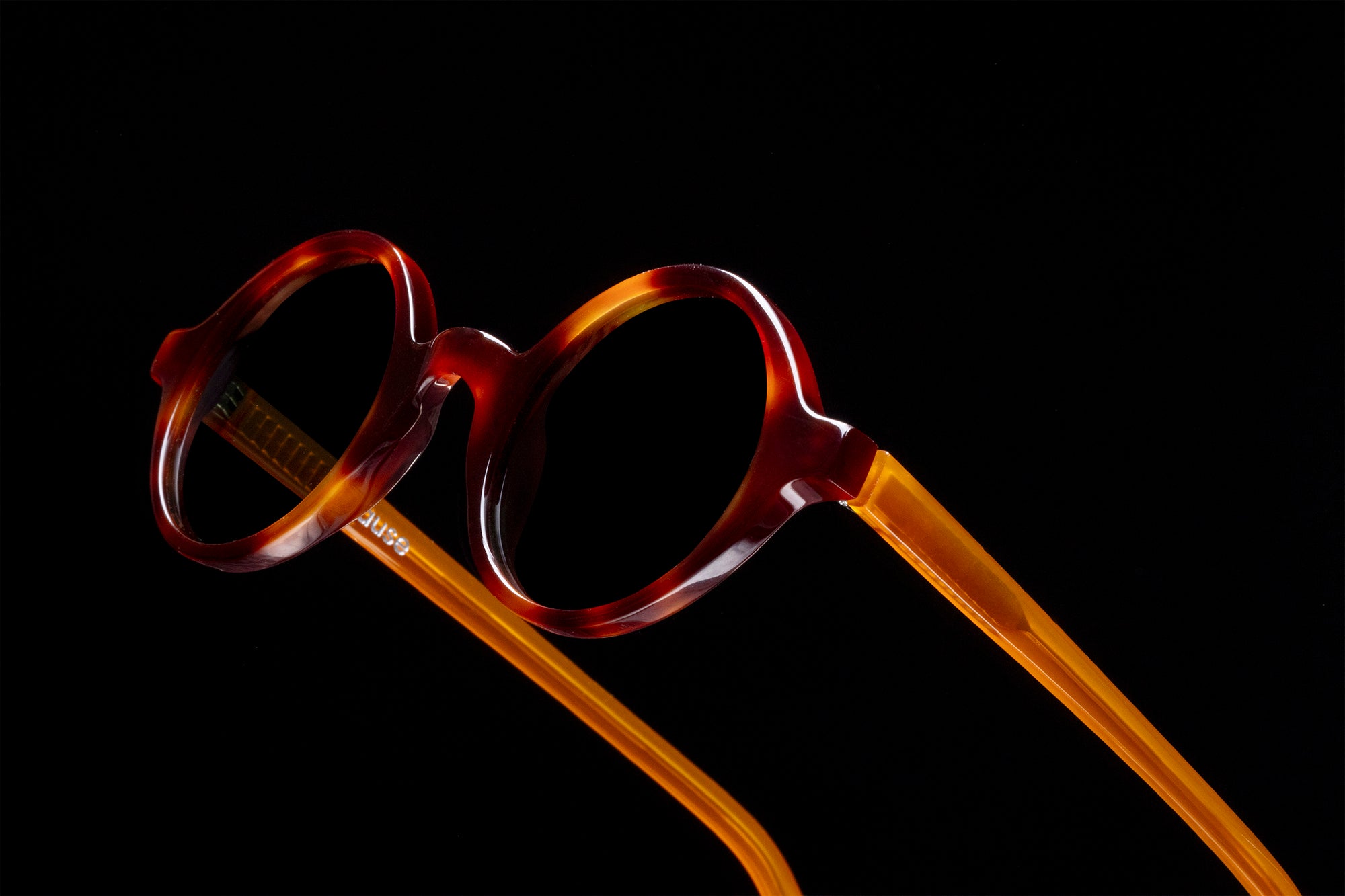 The Winston Paradox N4 Sunglasses — sunglasses, Mazzucchelli 1849 acetate frame, round shape, Paradox N4 pattern