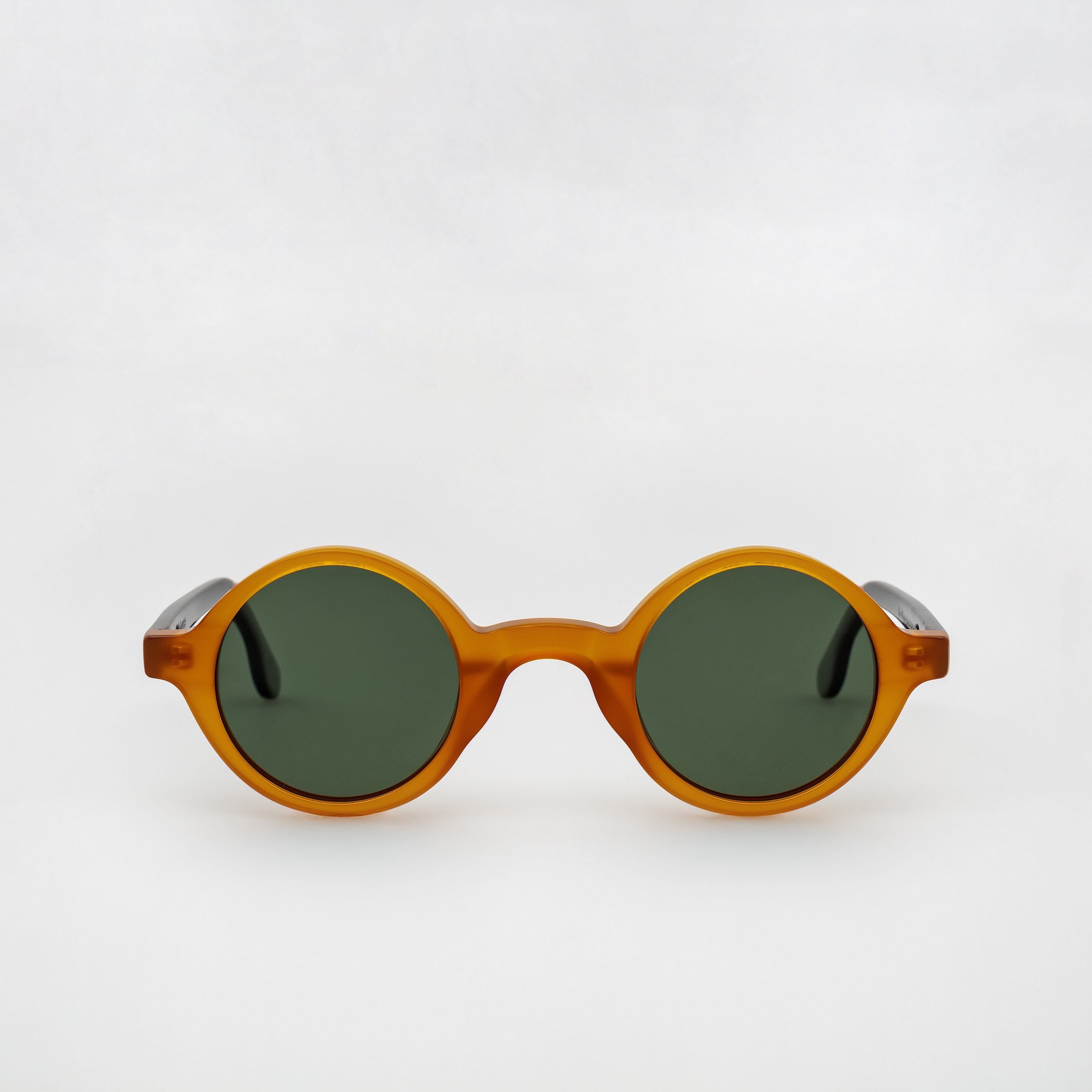 The Winston Paradox N5 Sunglasses — sunglasses, Mazzucchelli 1849 acetate frame, round shape, Paradox N5 pattern.