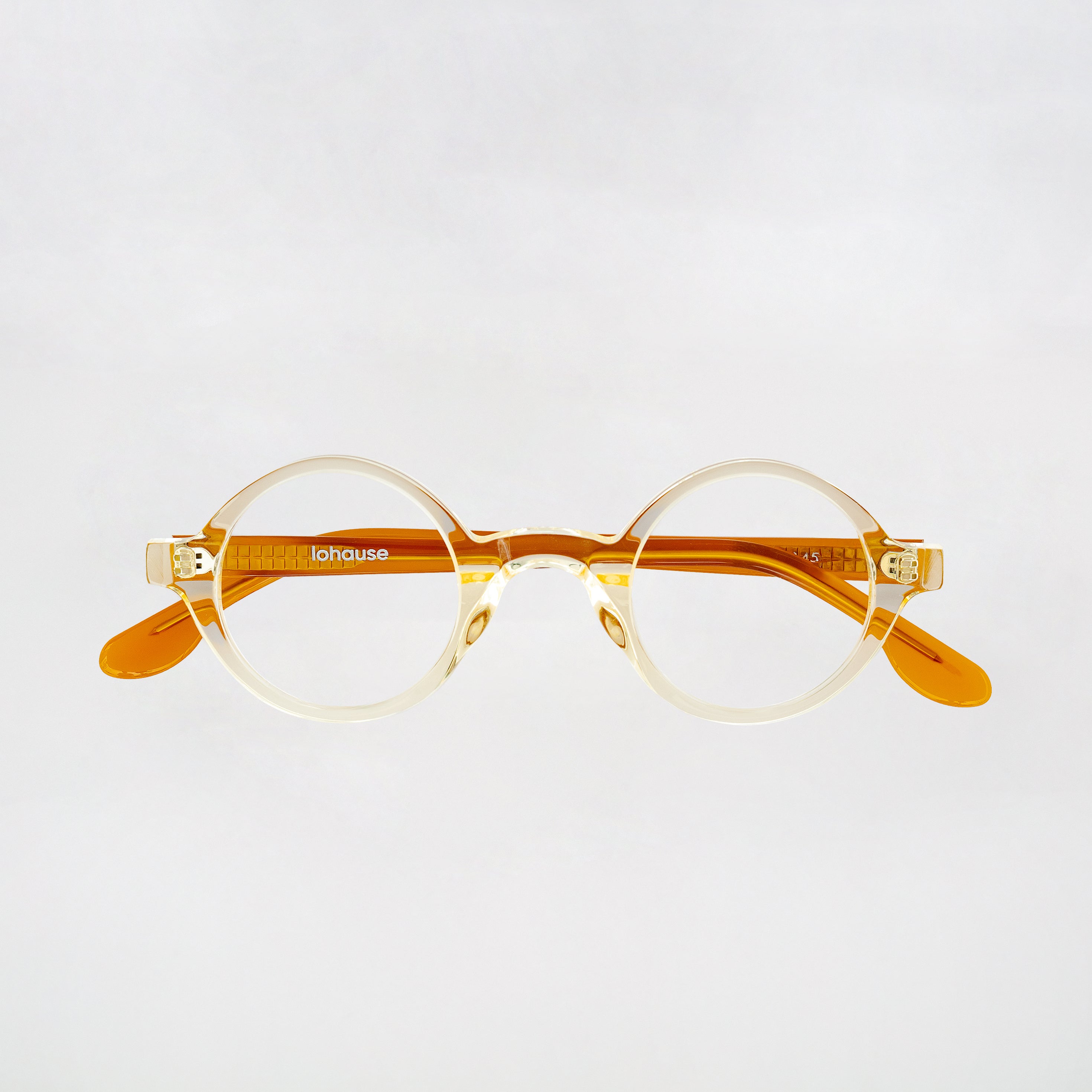 The Winston Paradox N7 — eyeglasses, Mazzucchelli 1849 acetate frame, round shape, Paradox N7 pattern.