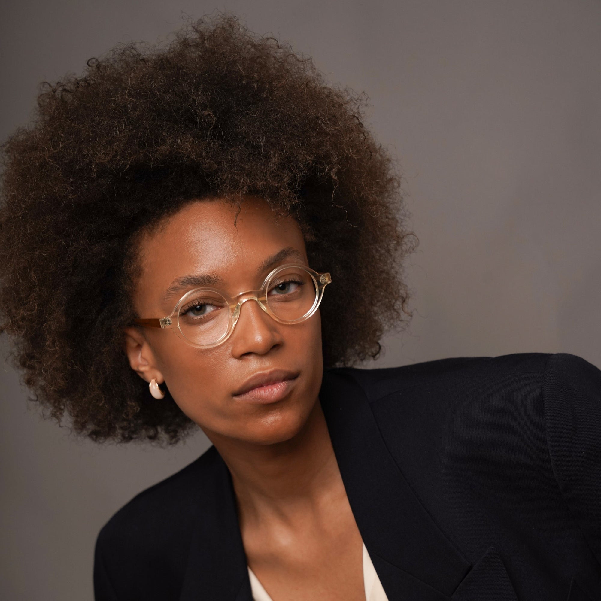 The Winston Paradox N7 — eyeglasses, Mazzucchelli 1849 acetate frame, round shape, Paradox N7 pattern.