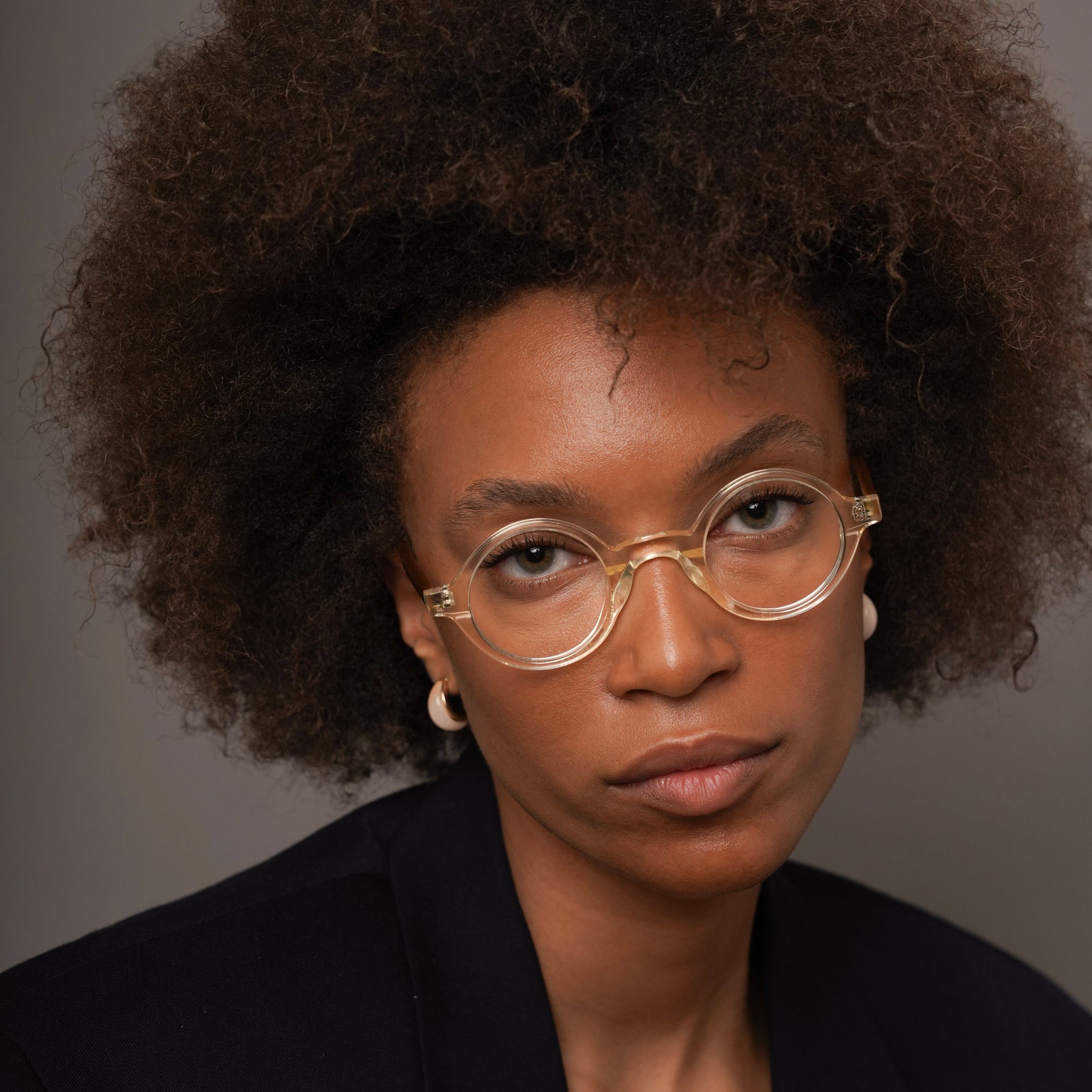 The Winston Paradox N7 — eyeglasses, Mazzucchelli 1849 acetate frame, round shape, Paradox N7 pattern.