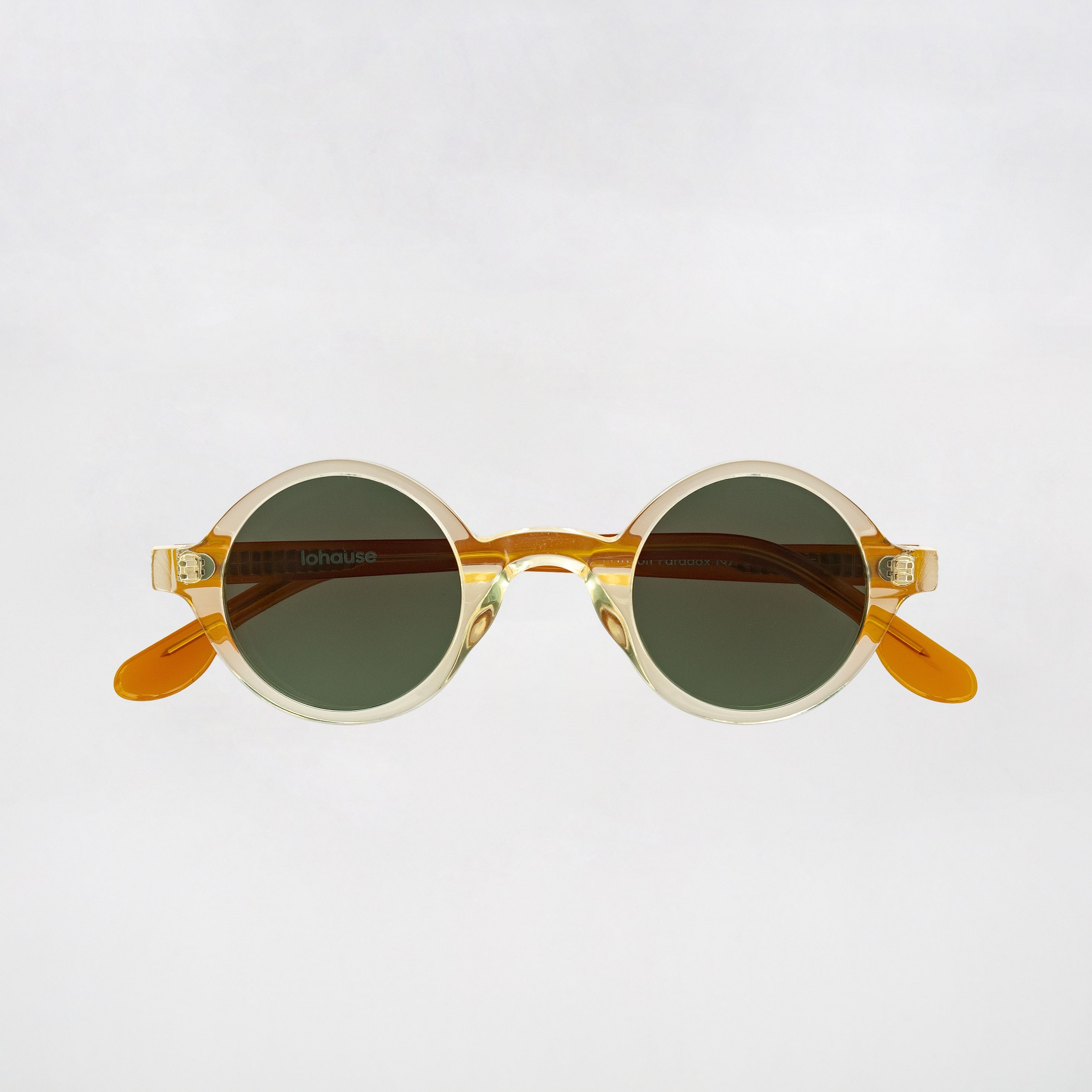 The Winston Paradox N7 Sunglasses — sunglasses, Mazzucchelli 1849 acetate frame, round shape, Paradox N7 pattern.