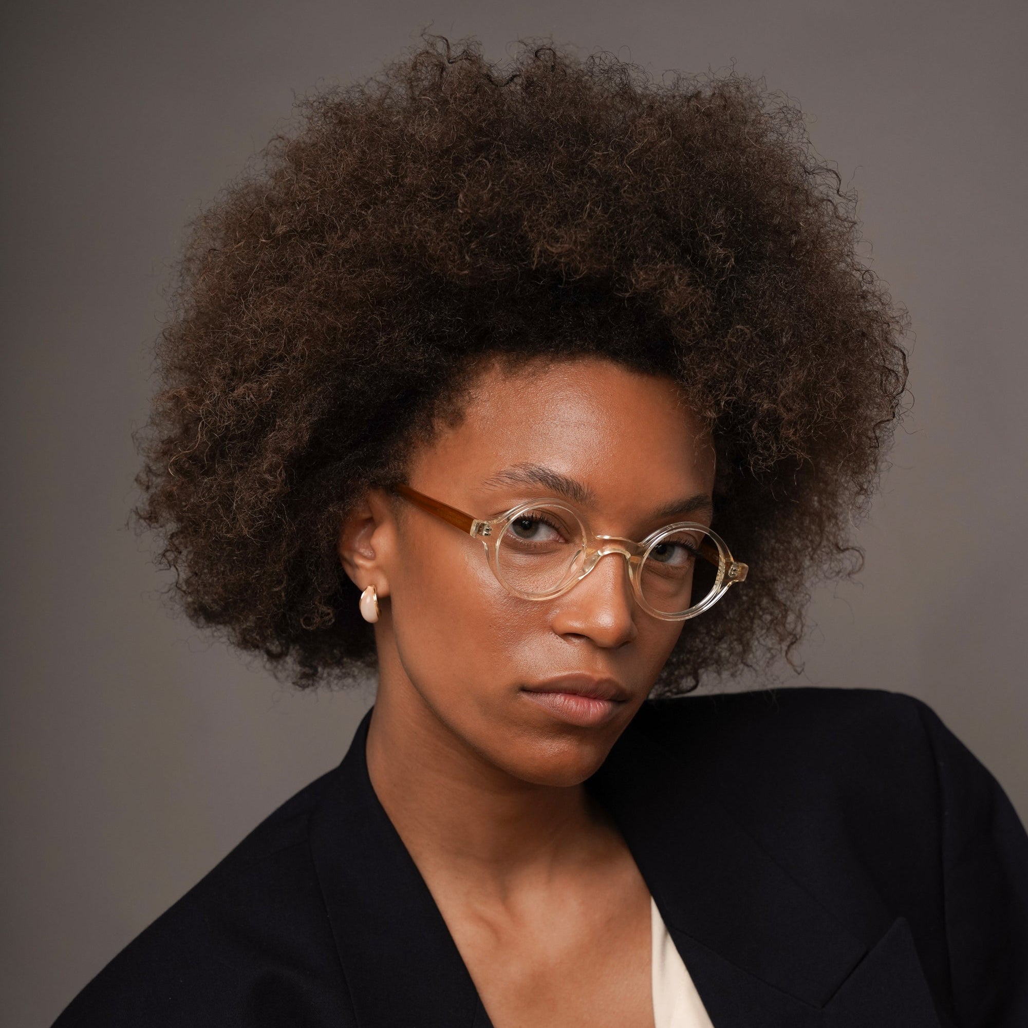 The Winston Paradox N7 — eyeglasses, Mazzucchelli 1849 acetate frame, round shape, Paradox N7 pattern.