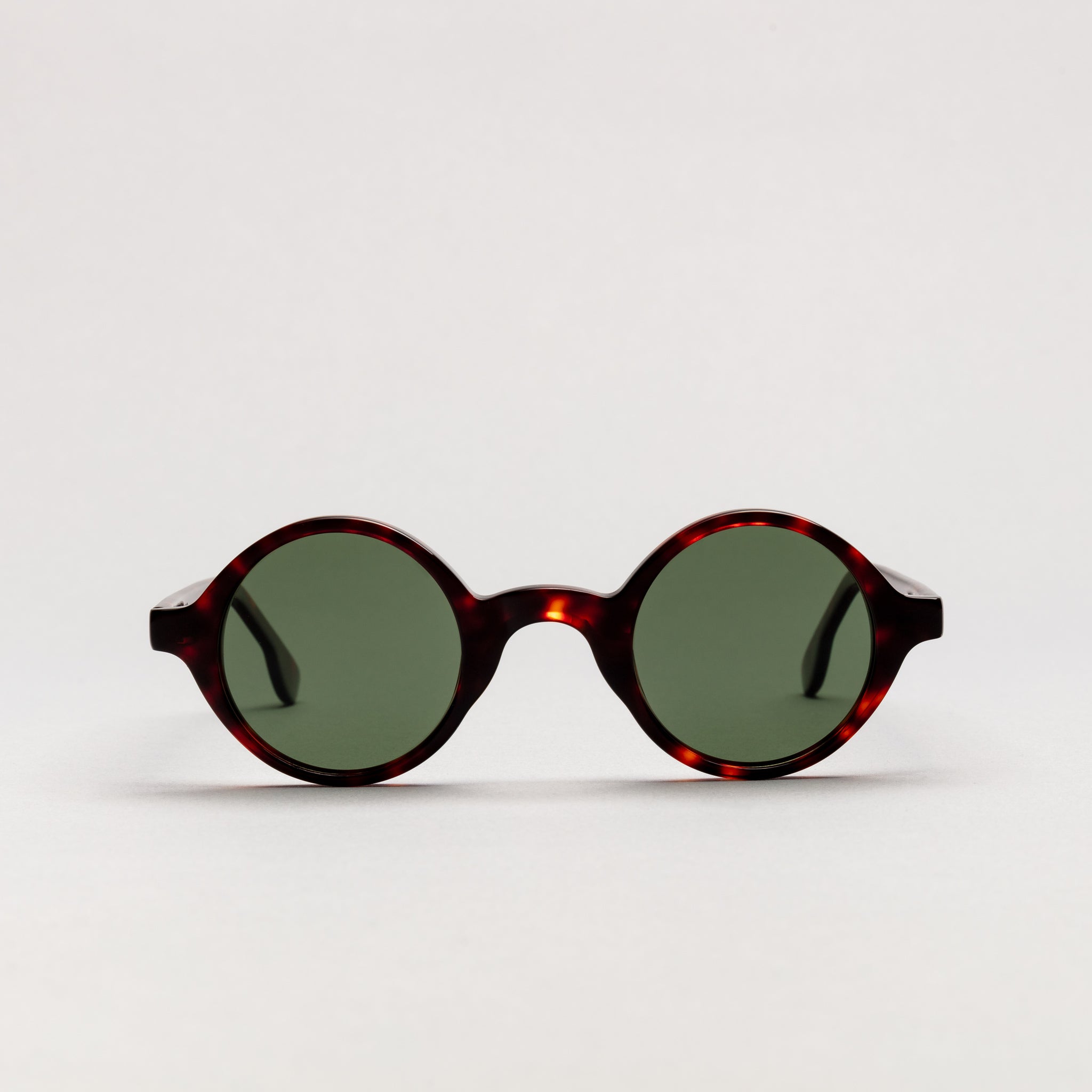 The Winston Tortoise Sunglasses — sunglasses, Mazzucchelli 1849 acetate frame, round shape, in tortoise.