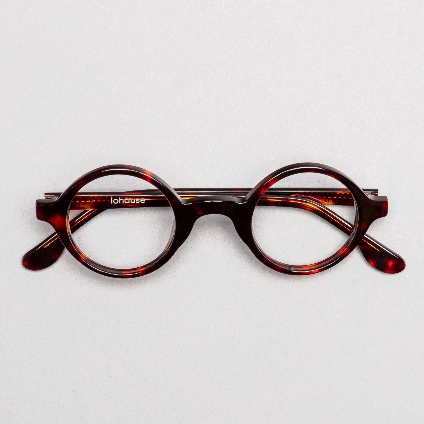 The Winston Tortoise — eyeglasses, Mazzucchelli 1849 acetate frame, round shape, in tortoise.