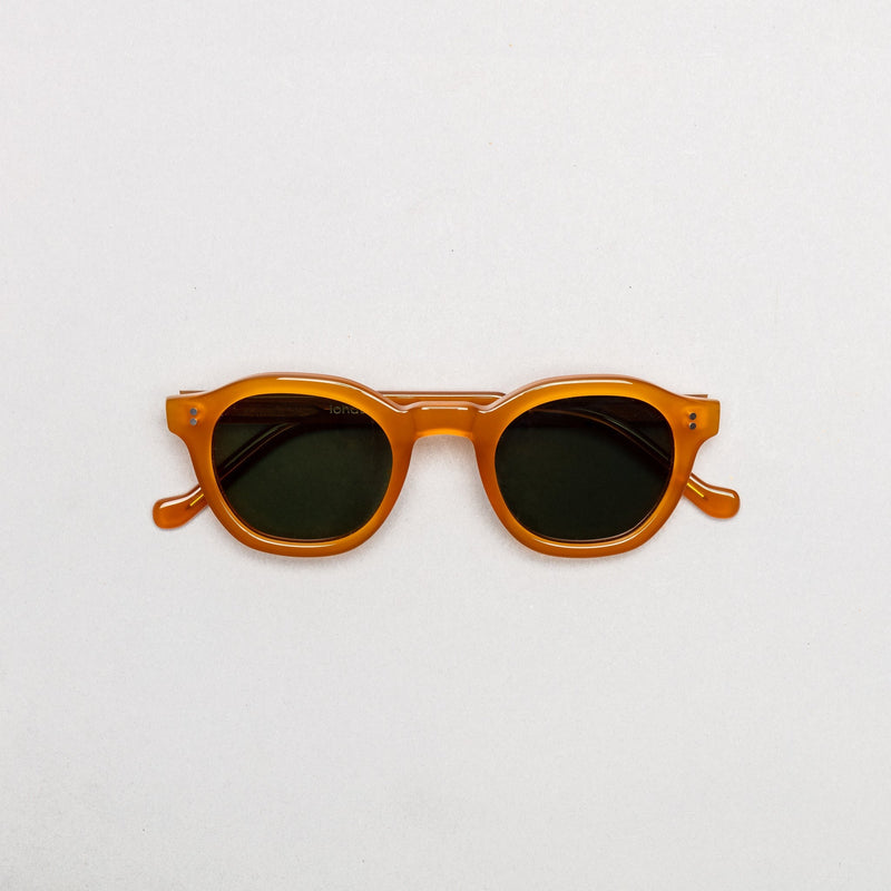 Depp Yellow Sunglasses lohause eyewear crafted from italian acetate.