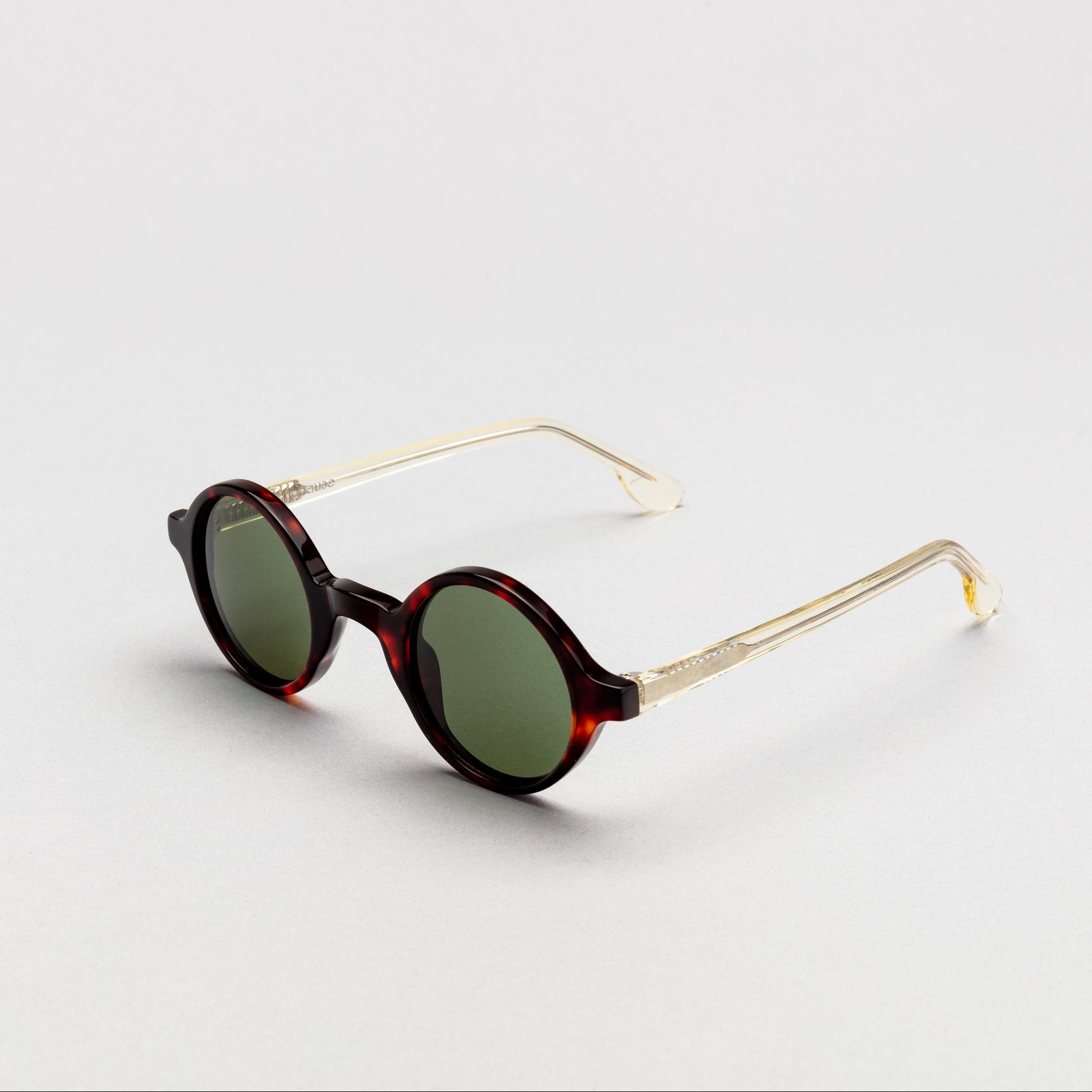 The Winston Paradox N2 Sunglasses — sunglasses, Mazzucchelli 1849 acetate frame, round shape, Paradox N2 pattern.