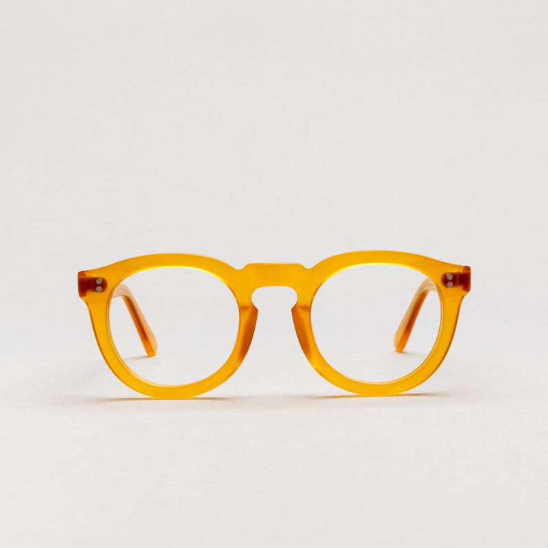 The Allen Yellow lohause eyewear crafted from italian acetate.