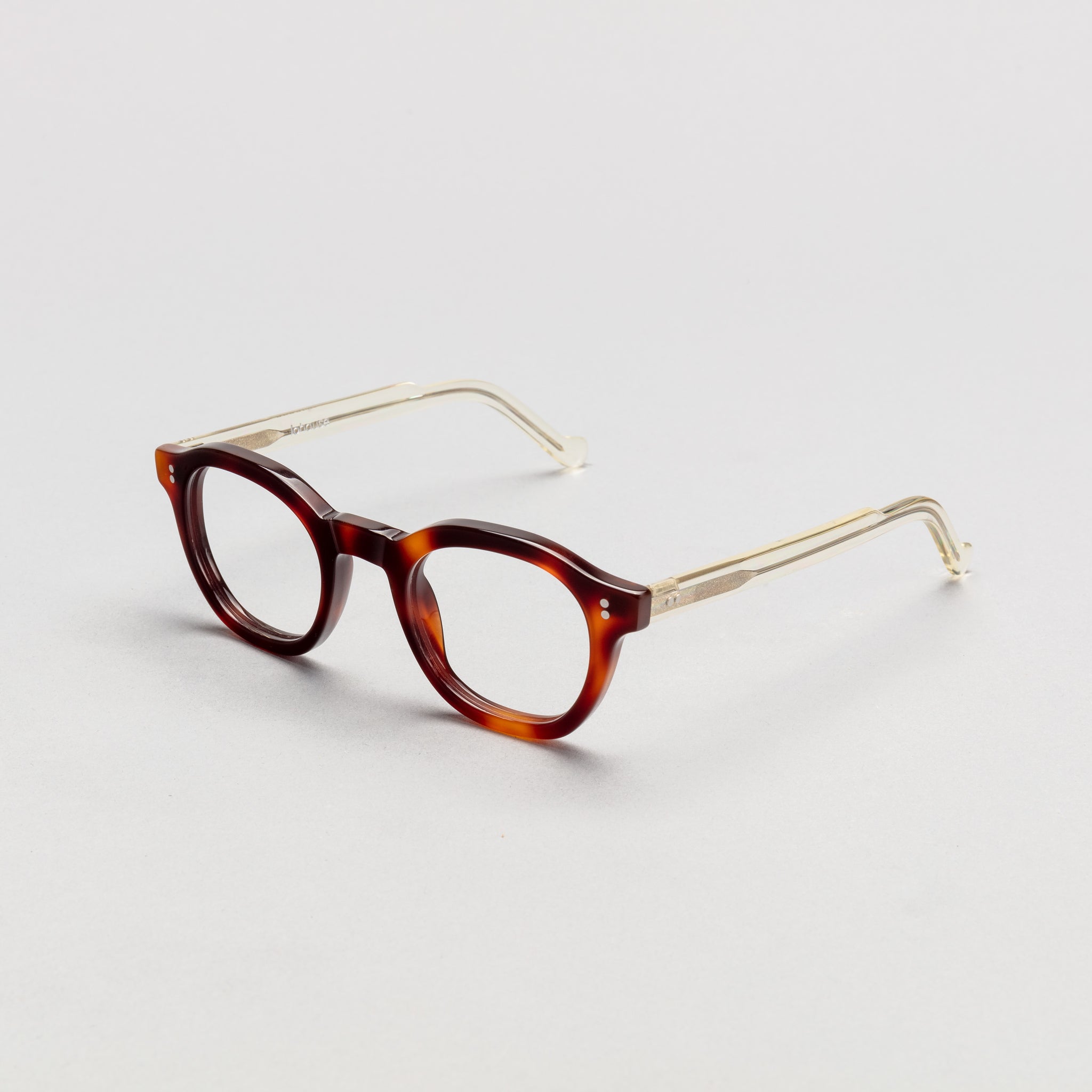 The Depp Paradox N4 lohause eyewear crafted from italian acetate.
