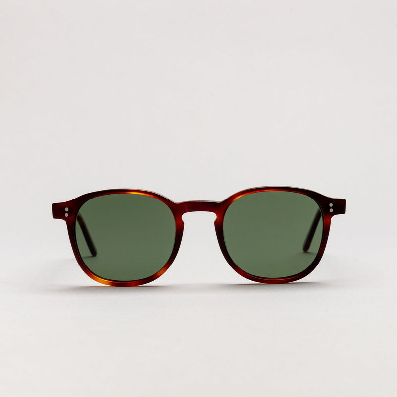 The Marshall Tortoise Sunglasses lohause eyewear crafted from italian acetate.