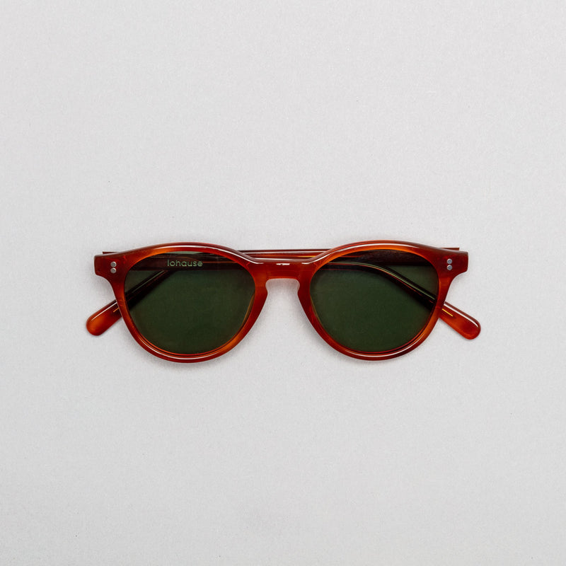 The Spielberg Tea Sunglasses lohause eyewear crafted from italian acetate.